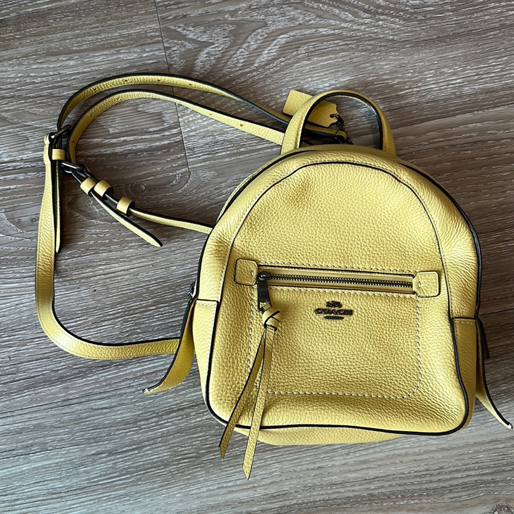 Coach Mini Backpack - Yellow